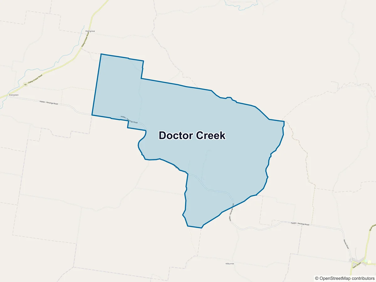 Map of Doctor Creek, QLD, Australia