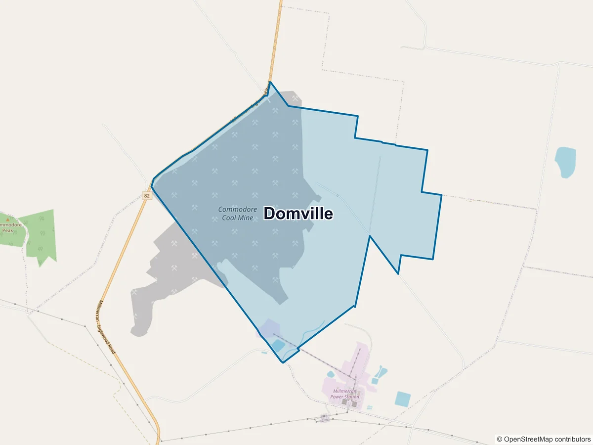 Map of Domville, QLD, Australia