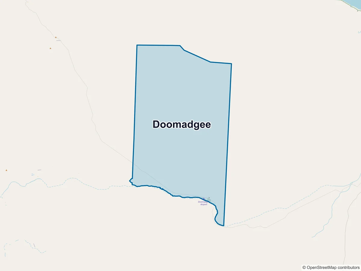 Map of Doomadgee, QLD, Australia