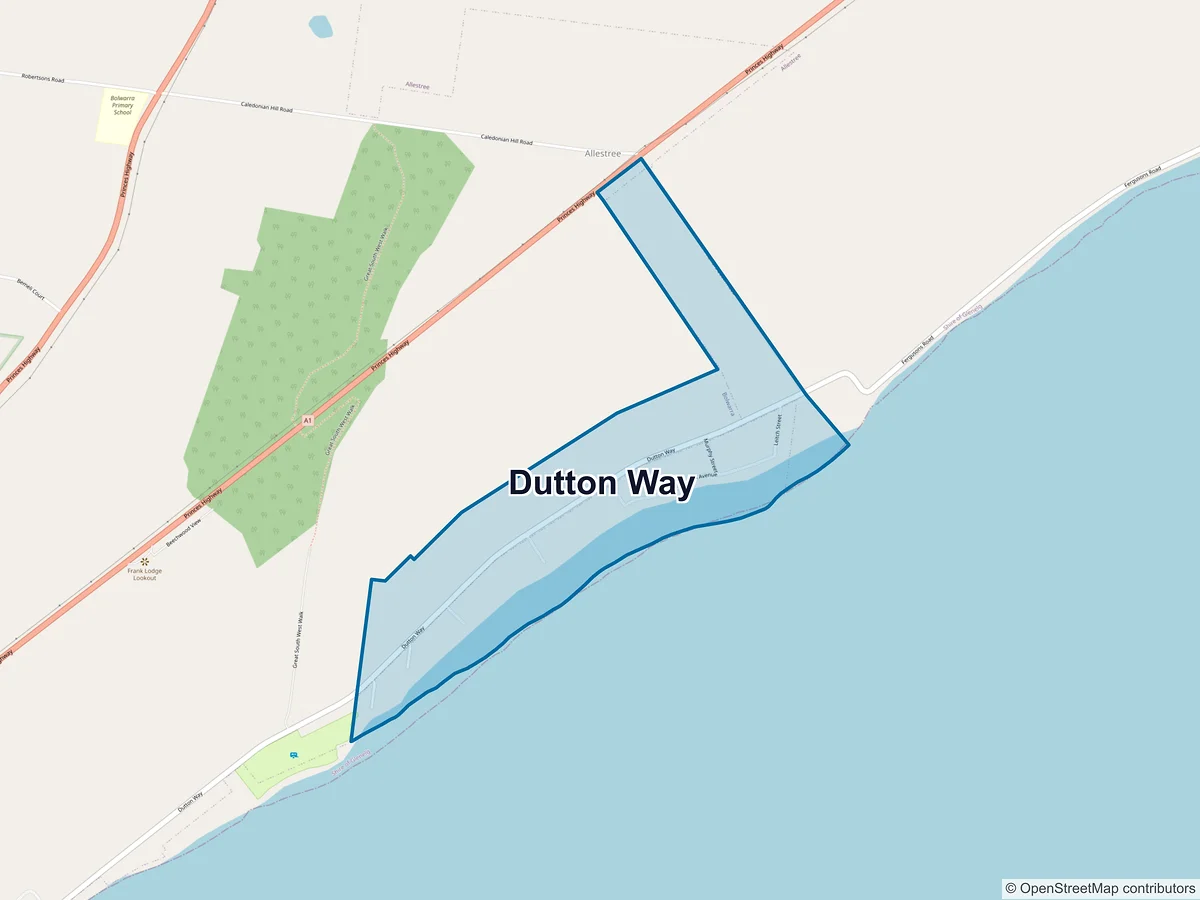 Map of Dutton Way, VIC, Australia