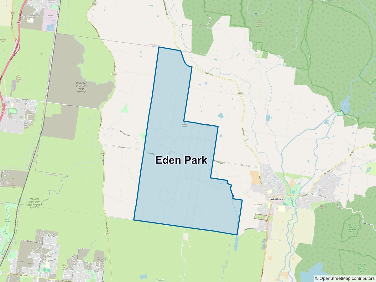 Map of Eden Park, VIC, Australia