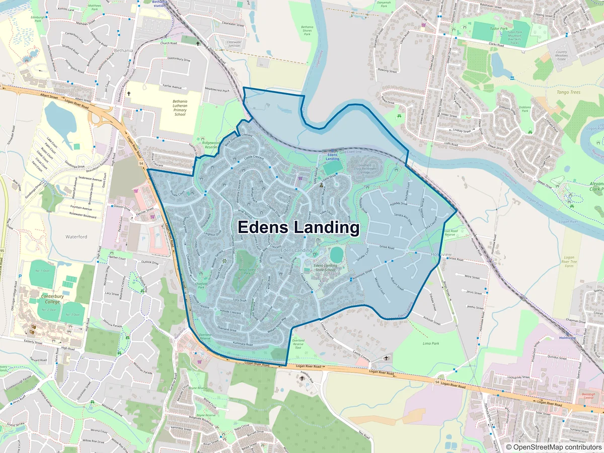 Map of Edens Landing, QLD, Australia