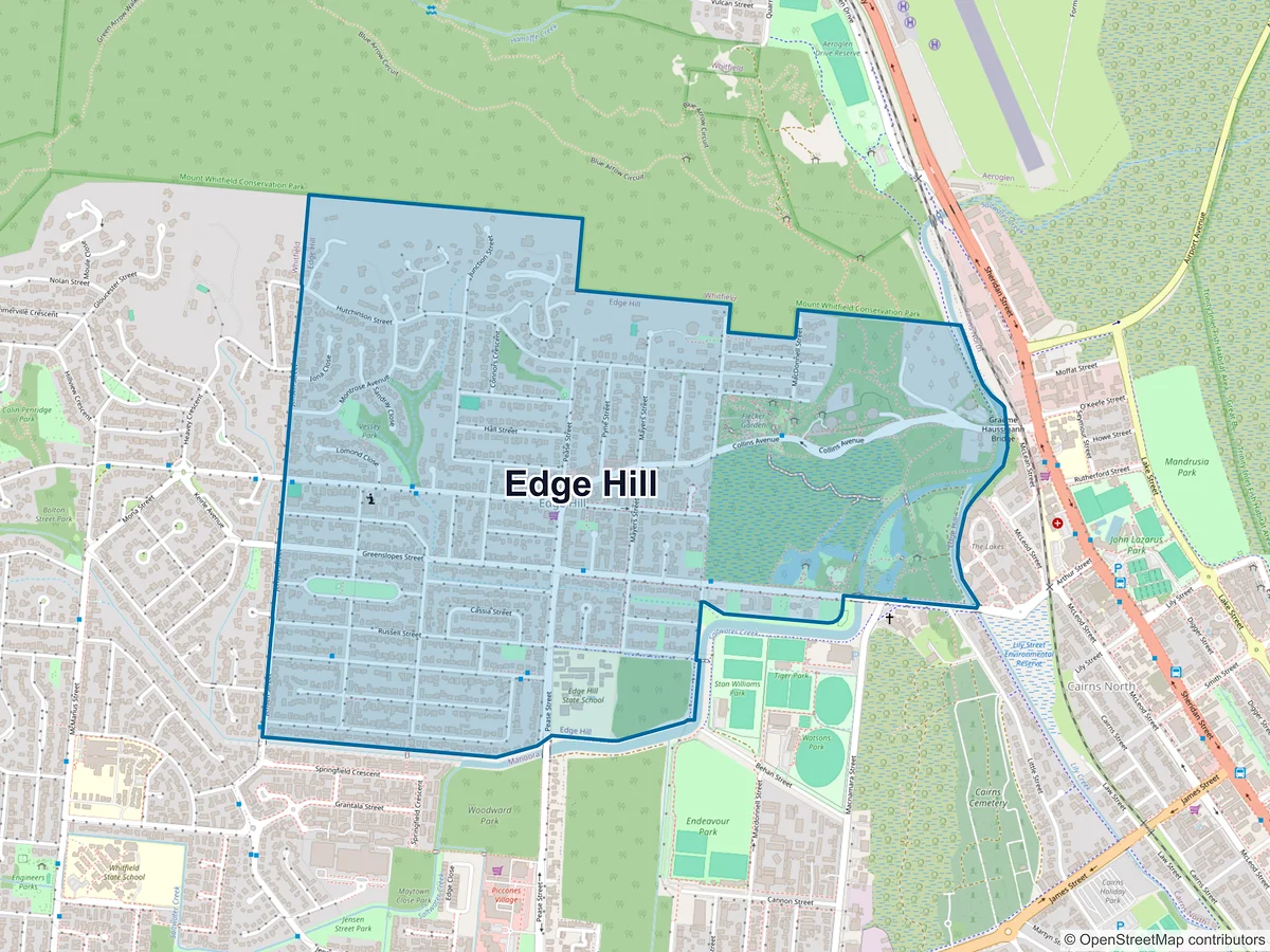Map of Edge Hill, QLD, Australia