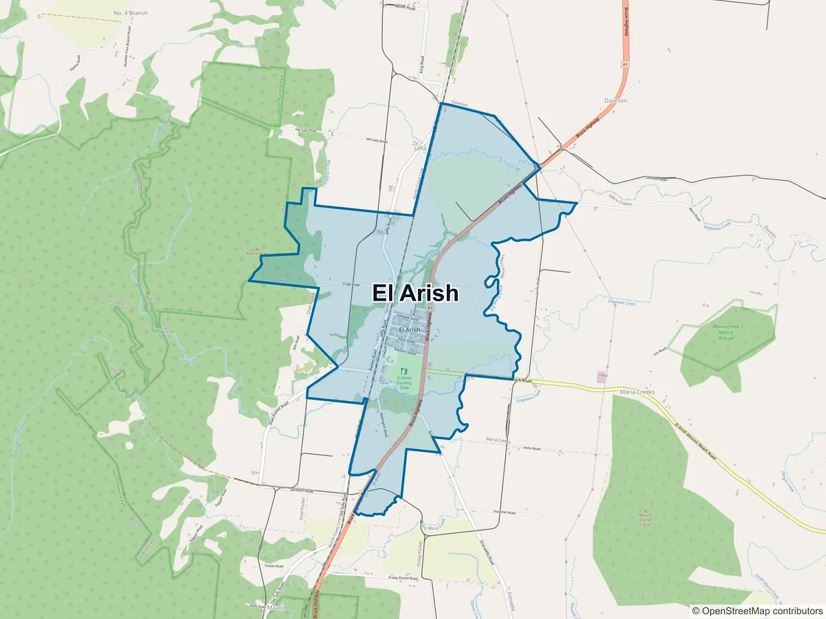 Map of El Arish, QLD, Australia