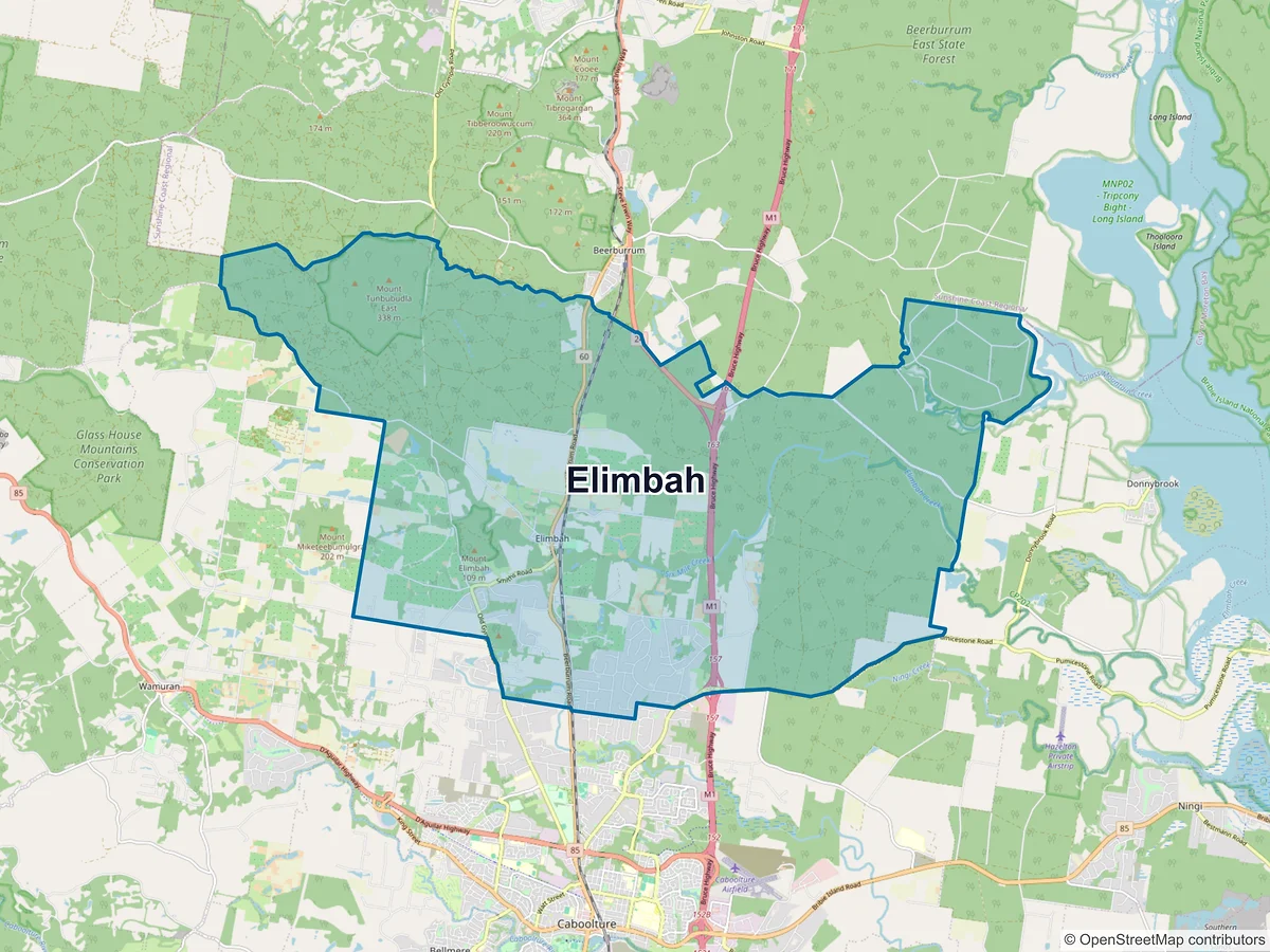 Map of Elimbah, QLD, Australia
