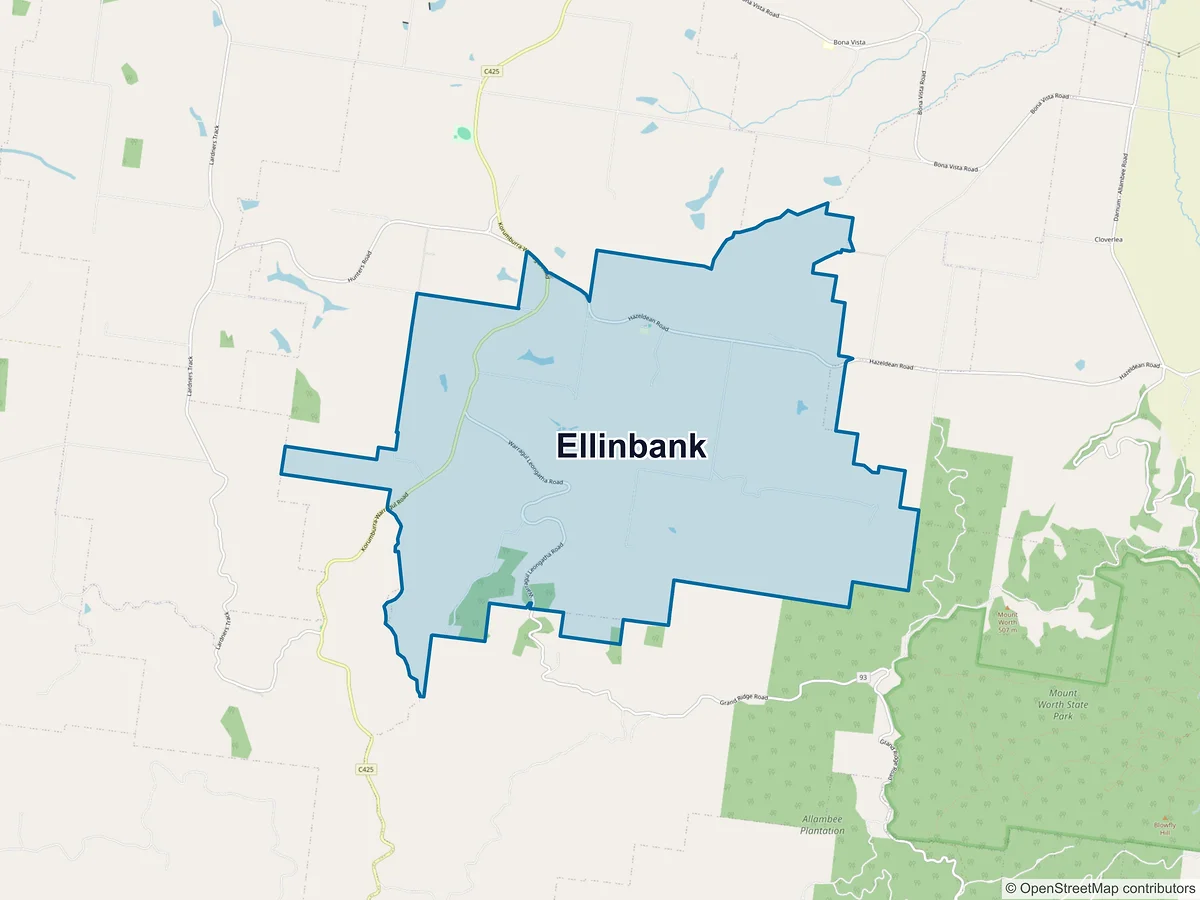 Map of Ellinbank, VIC, Australia
