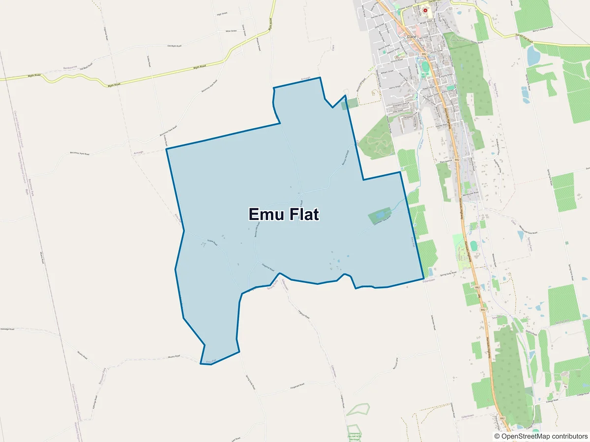 Map of Emu Flat, SA, Australia