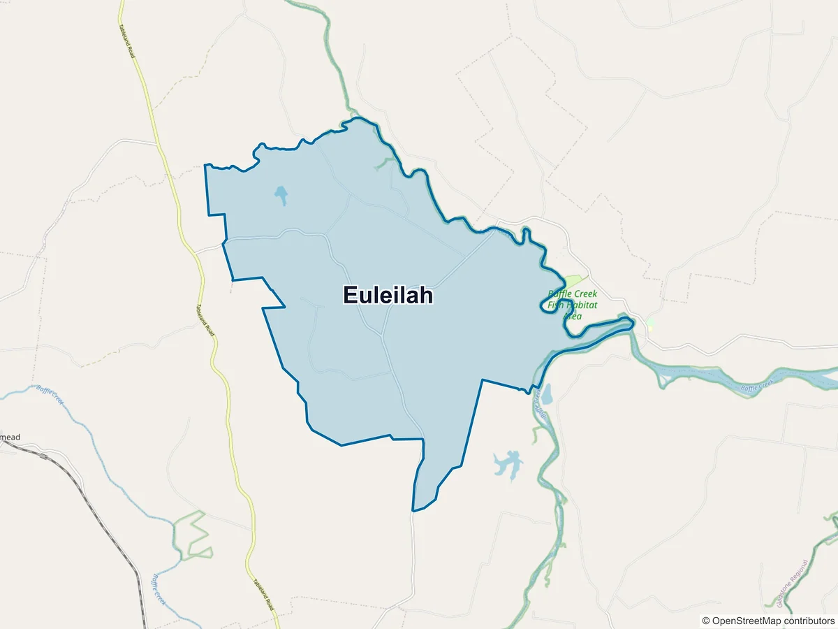 Map of Euleilah, QLD, Australia