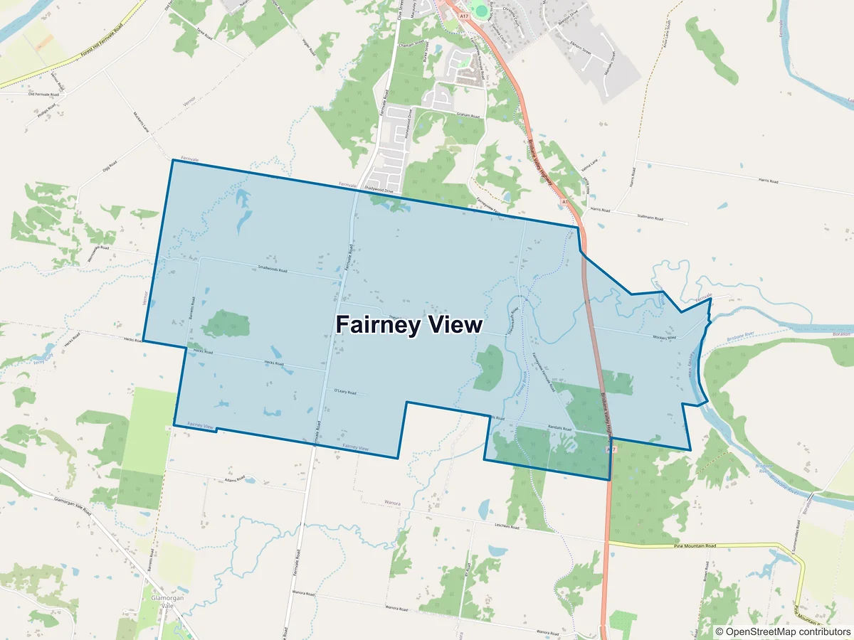 Map of Fairney View, QLD, Australia