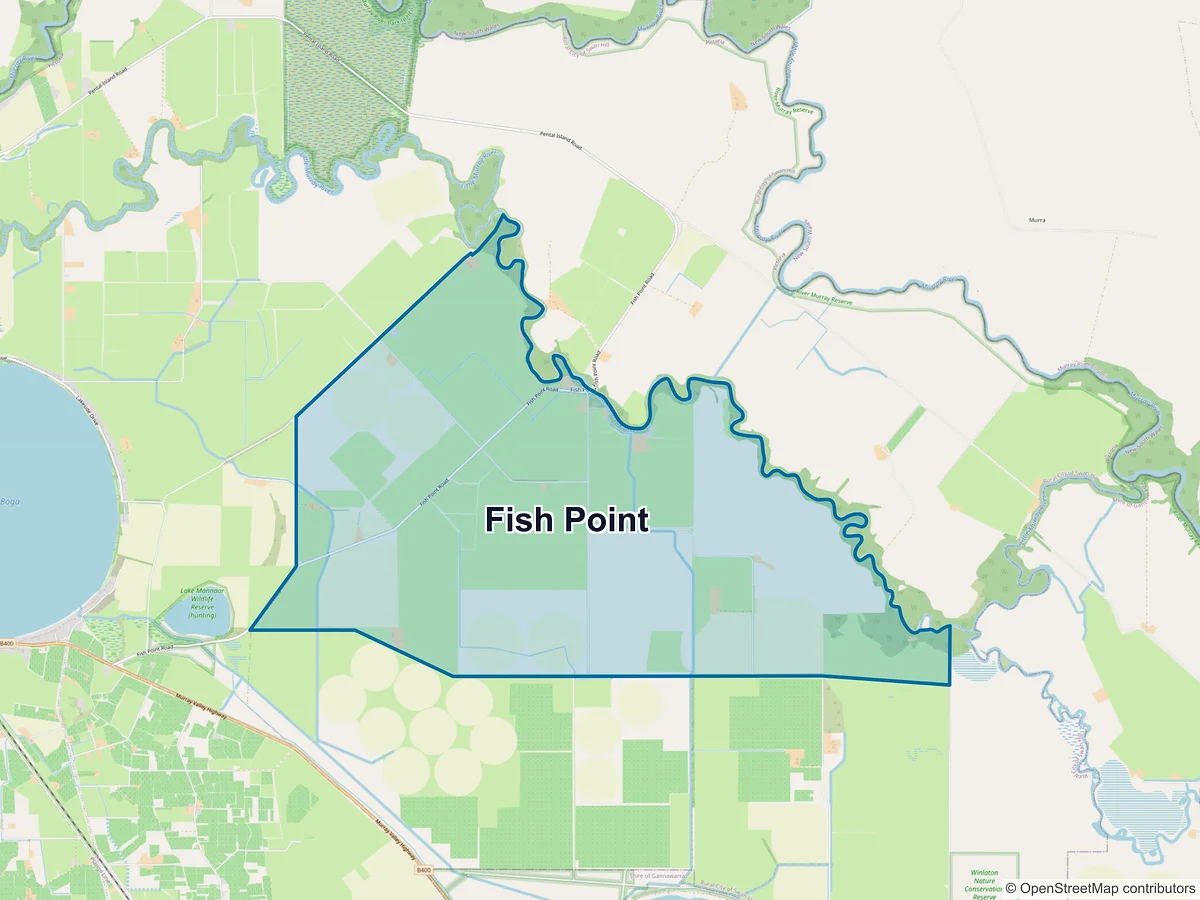 Map of Fish Point, VIC, Australia