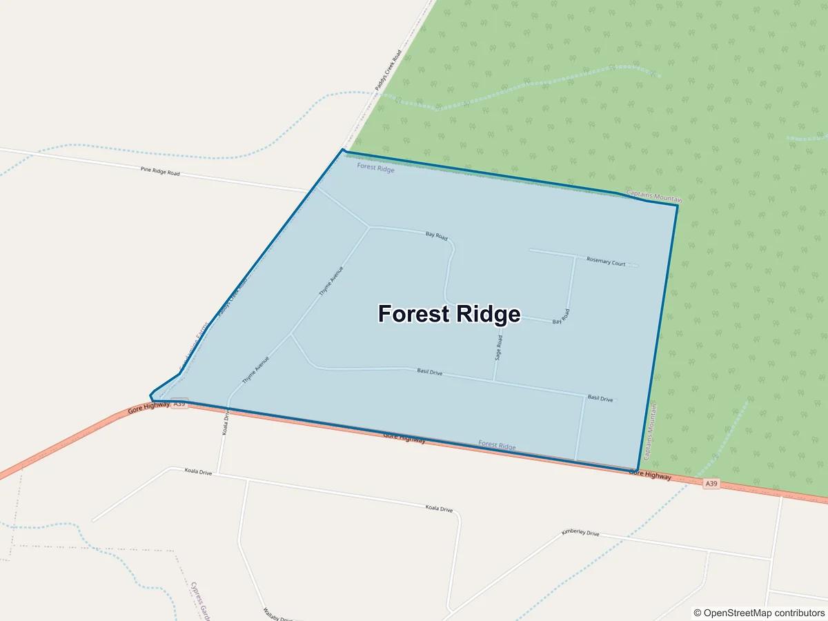 Map of Forest Ridge, QLD, Australia