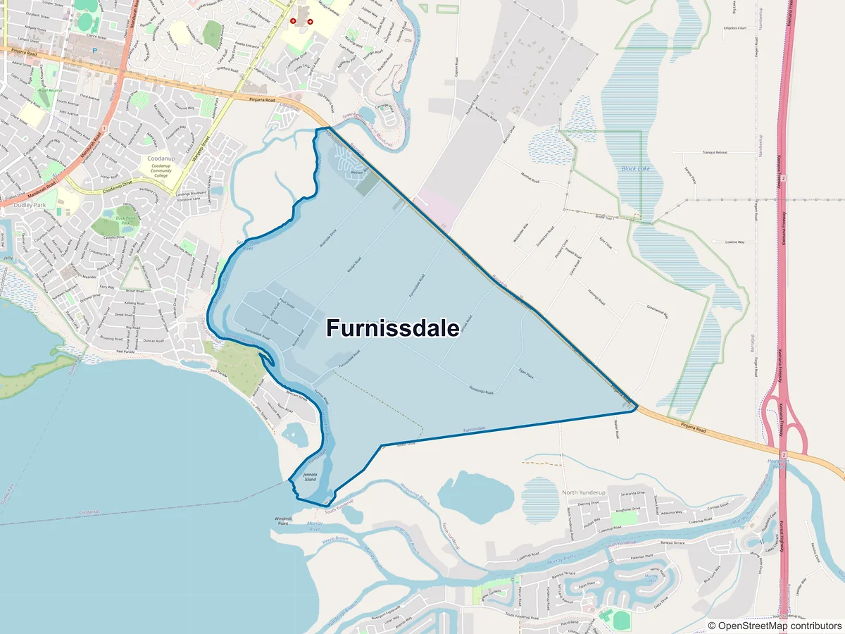 Map of Furnissdale, WA, Australia