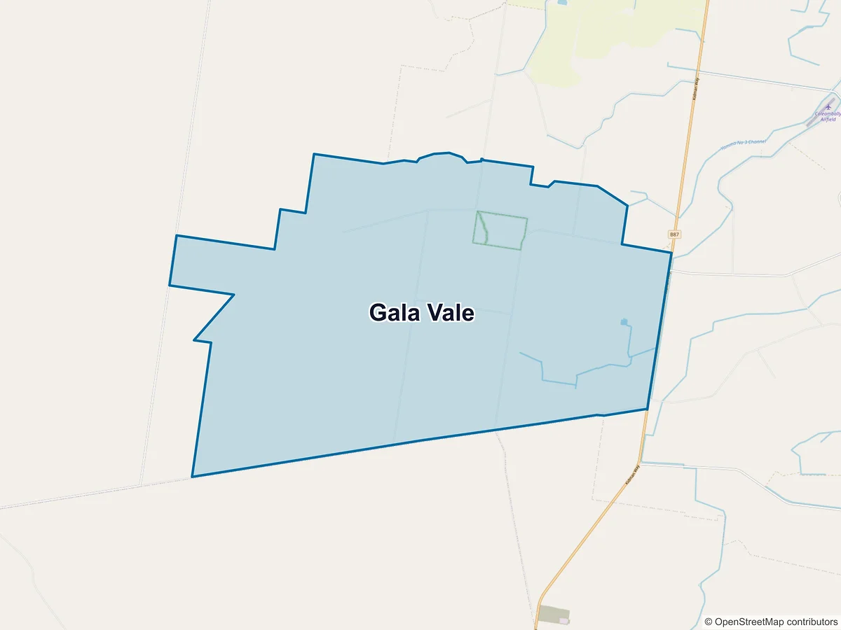 Map of Gala Vale, NSW, Australia