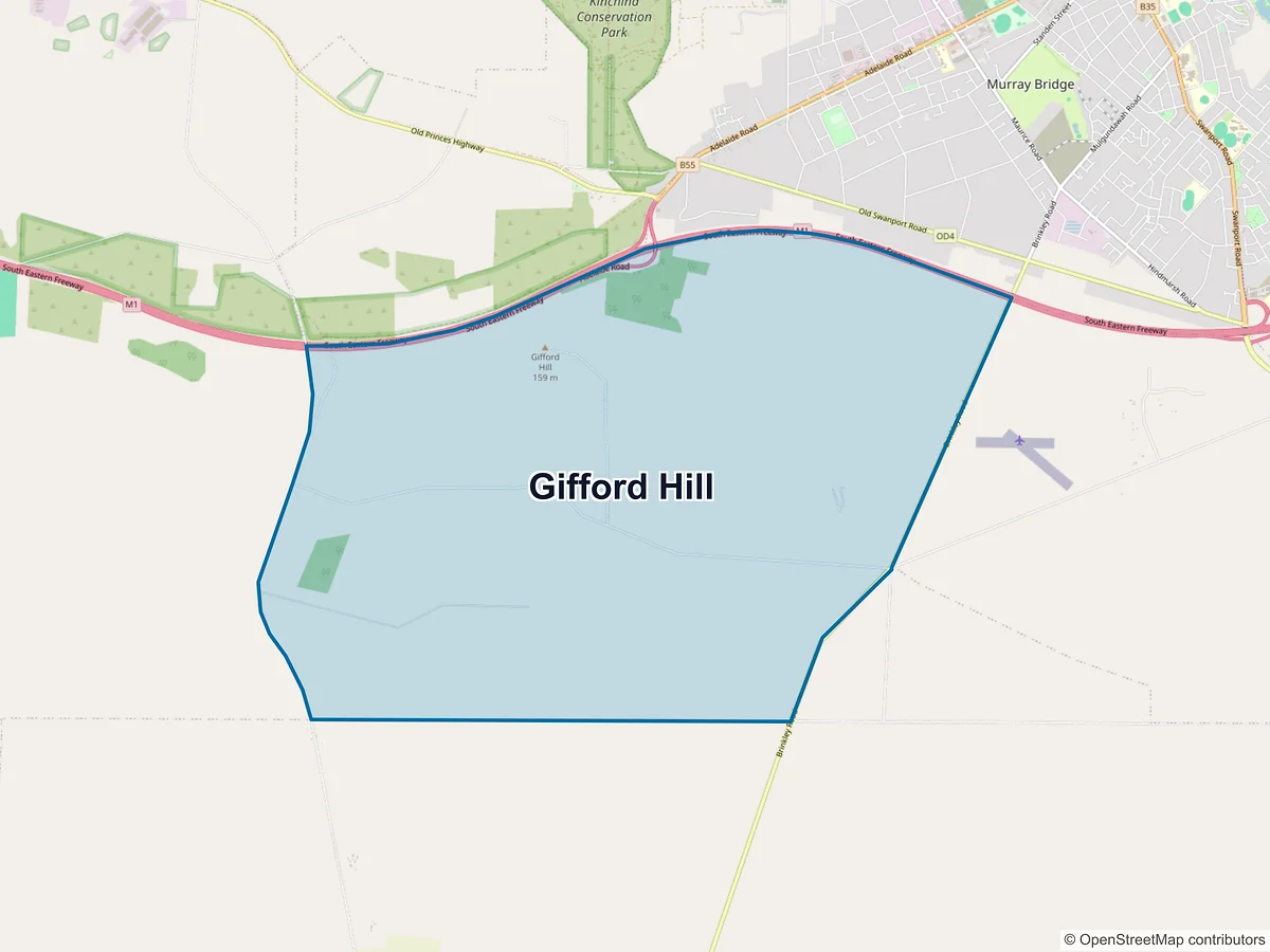 Map of Gifford Hill, SA, Australia