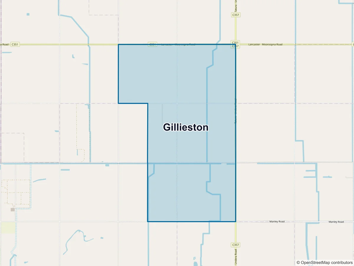 Map of Gillieston, VIC, Australia
