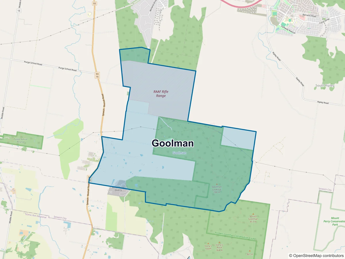 Map of Goolman, QLD, Australia