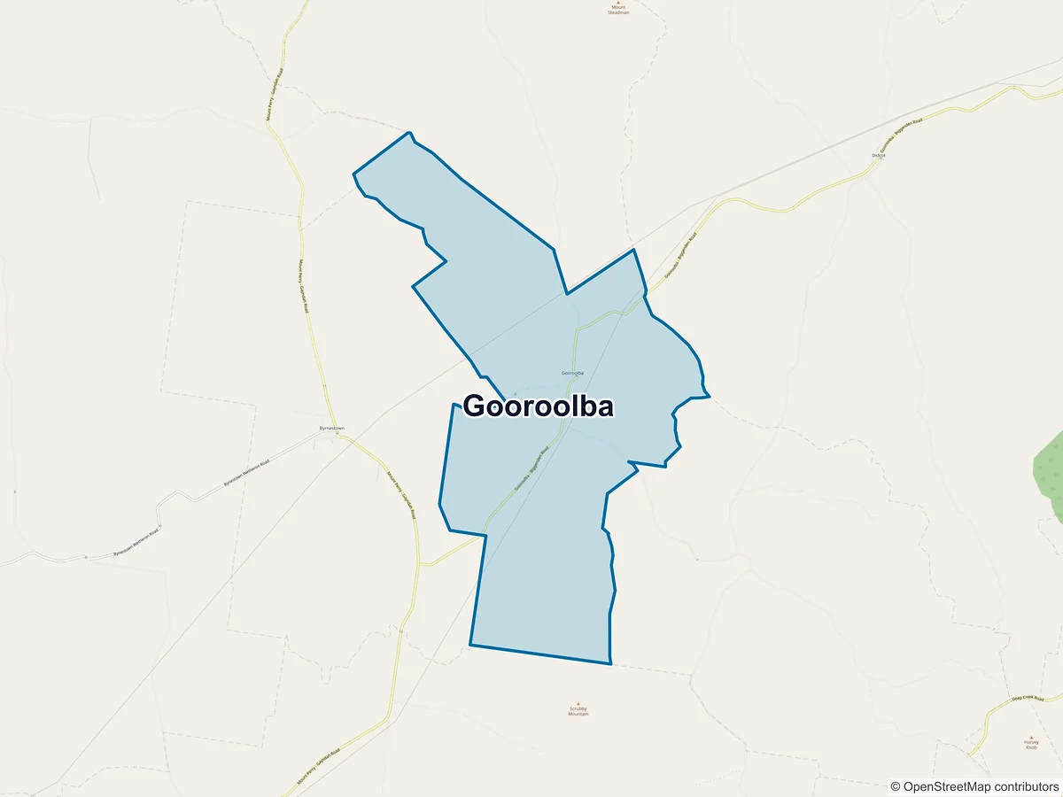 Map of Gooroolba, QLD, Australia