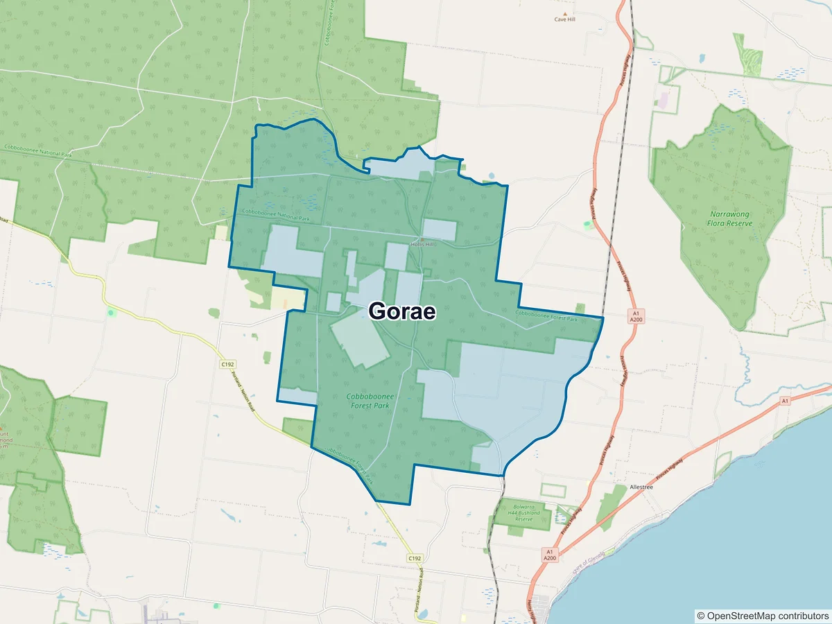 Map of Gorae, VIC, Australia