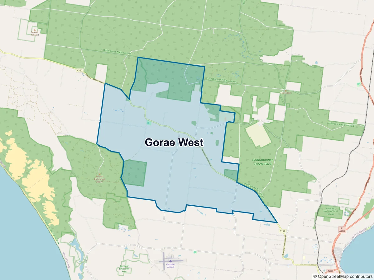 Map of Gorae West, VIC, Australia
