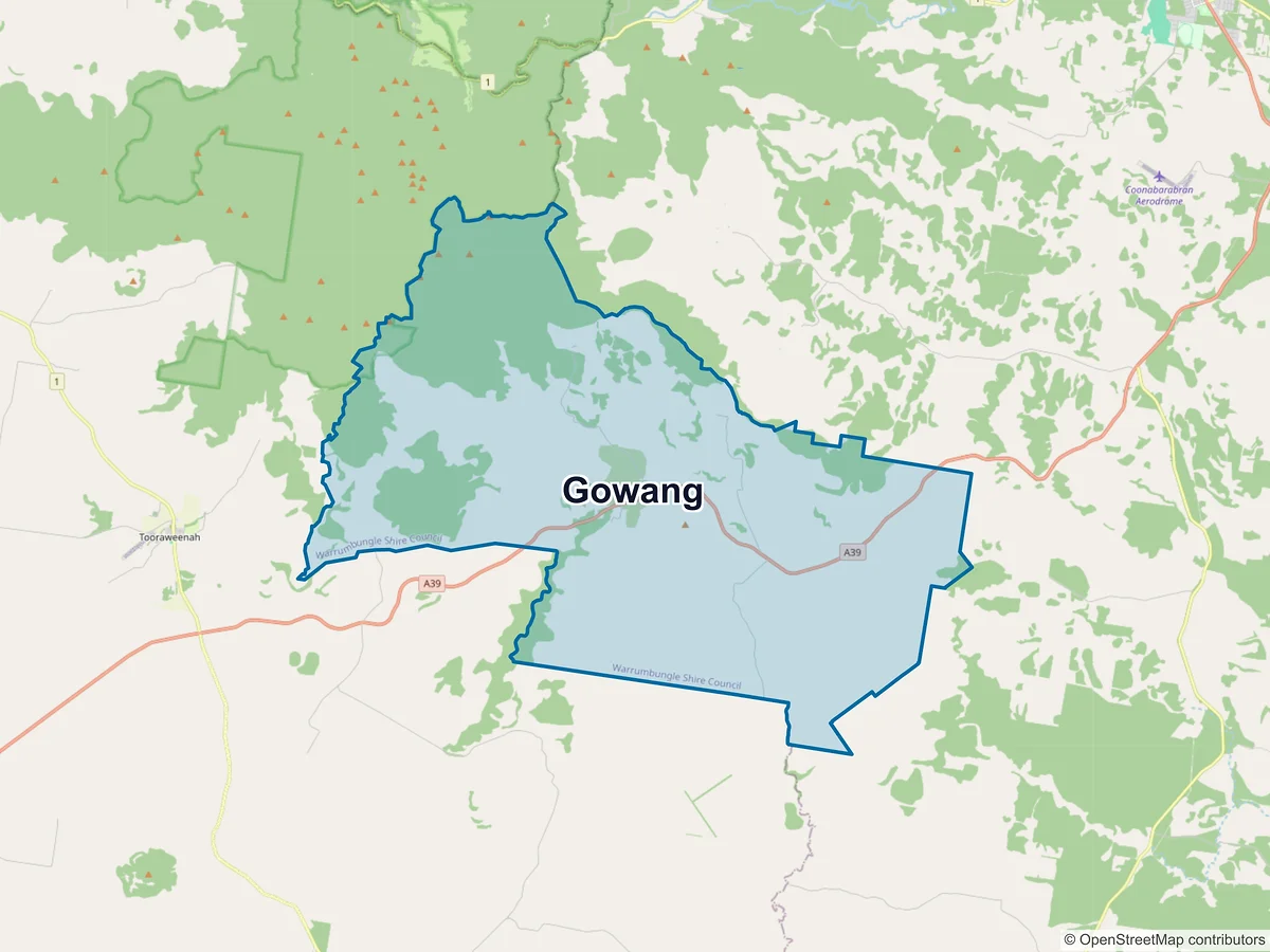 Map of Gowang, NSW, Australia