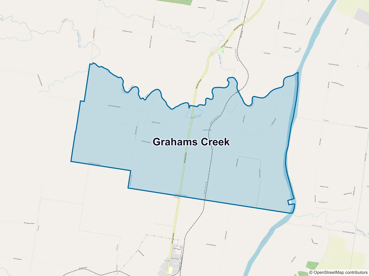 Map of Grahams Creek, QLD, Australia
