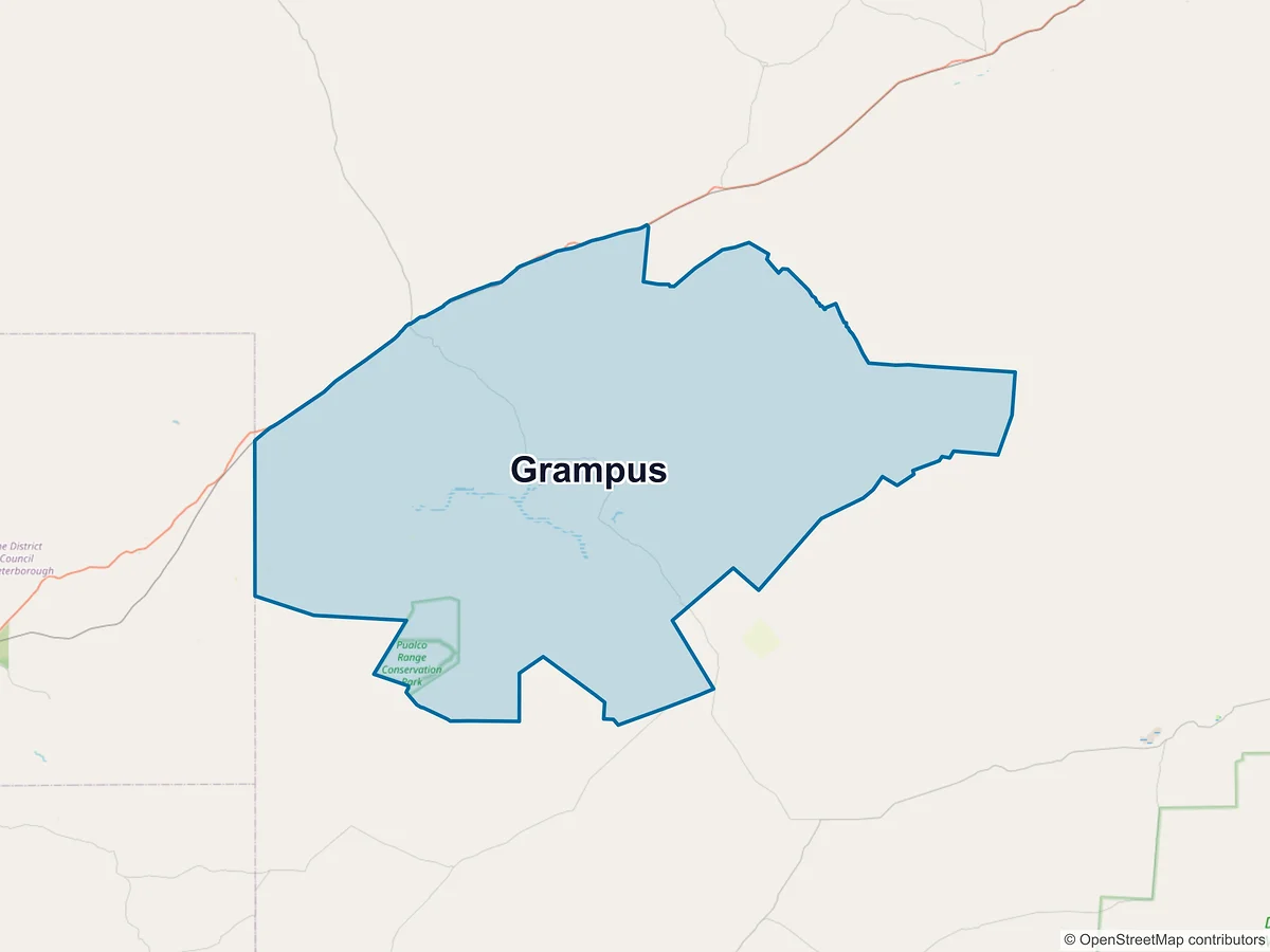 Map of Grampus, SA, Australia