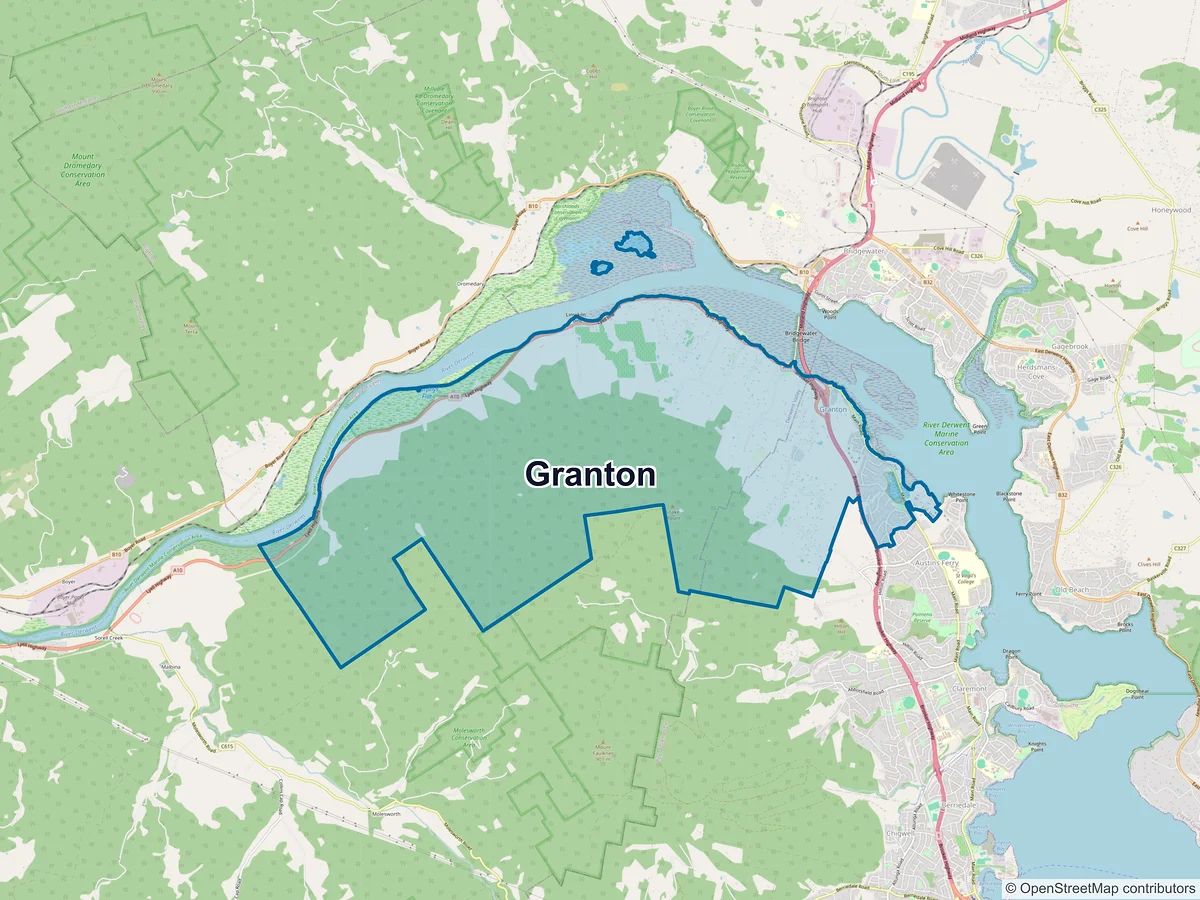 Map of Granton, TAS, Australia