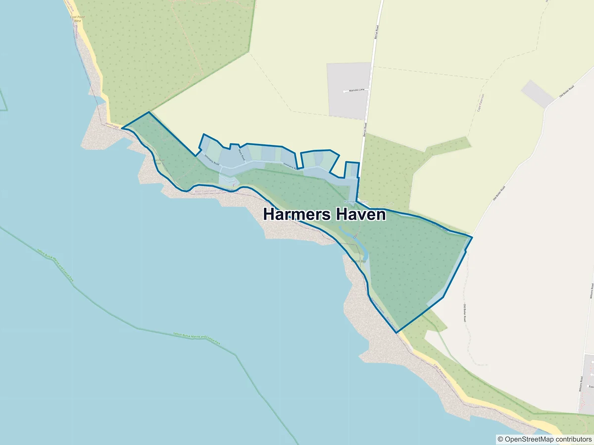 Map of Harmers Haven, VIC, Australia