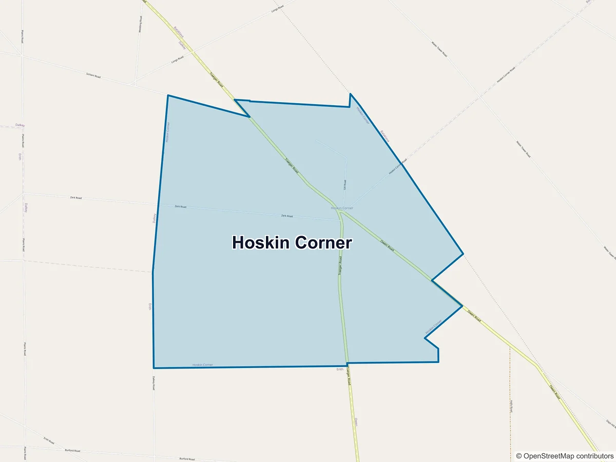 Map of Hoskin Corner, SA, Australia