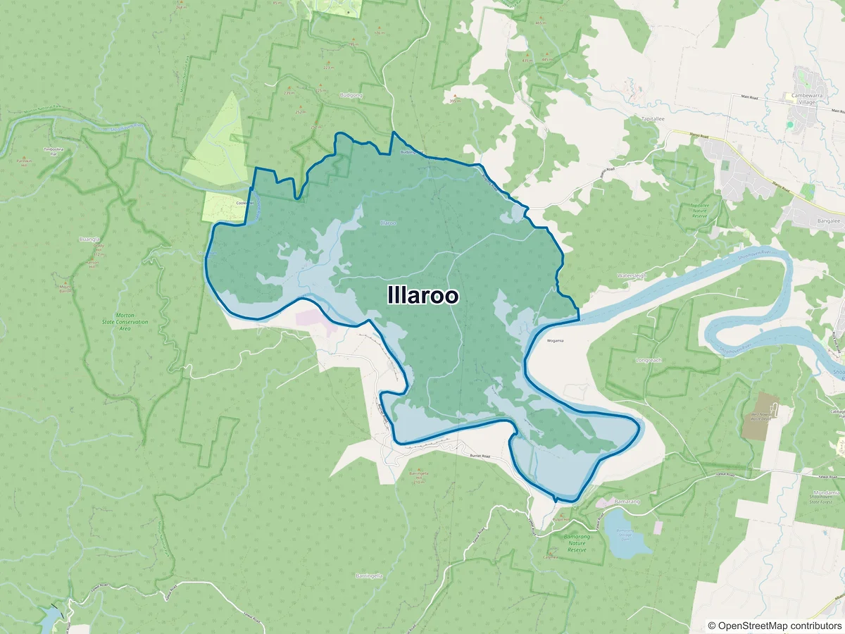 Map of Illaroo, NSW, Australia