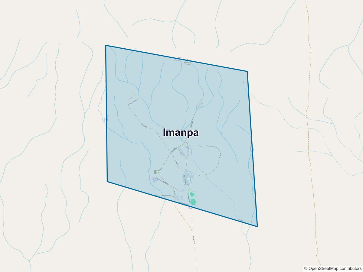 Map of Imanpa, NT, Australia
