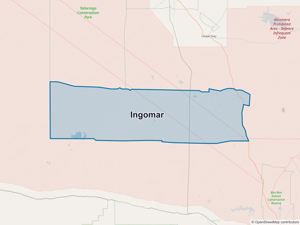 Map of Ingomar, SA, Australia