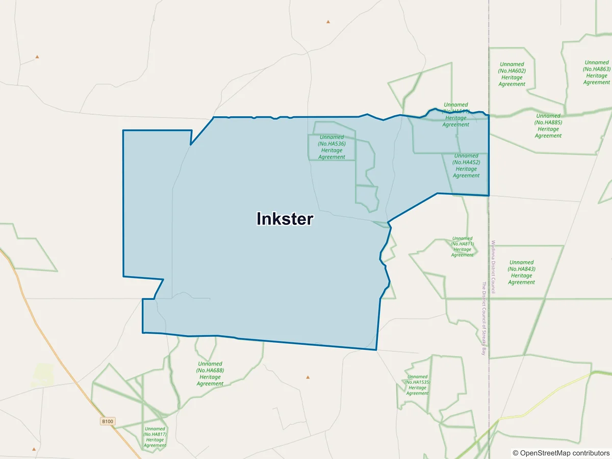 Map of Inkster, SA, Australia