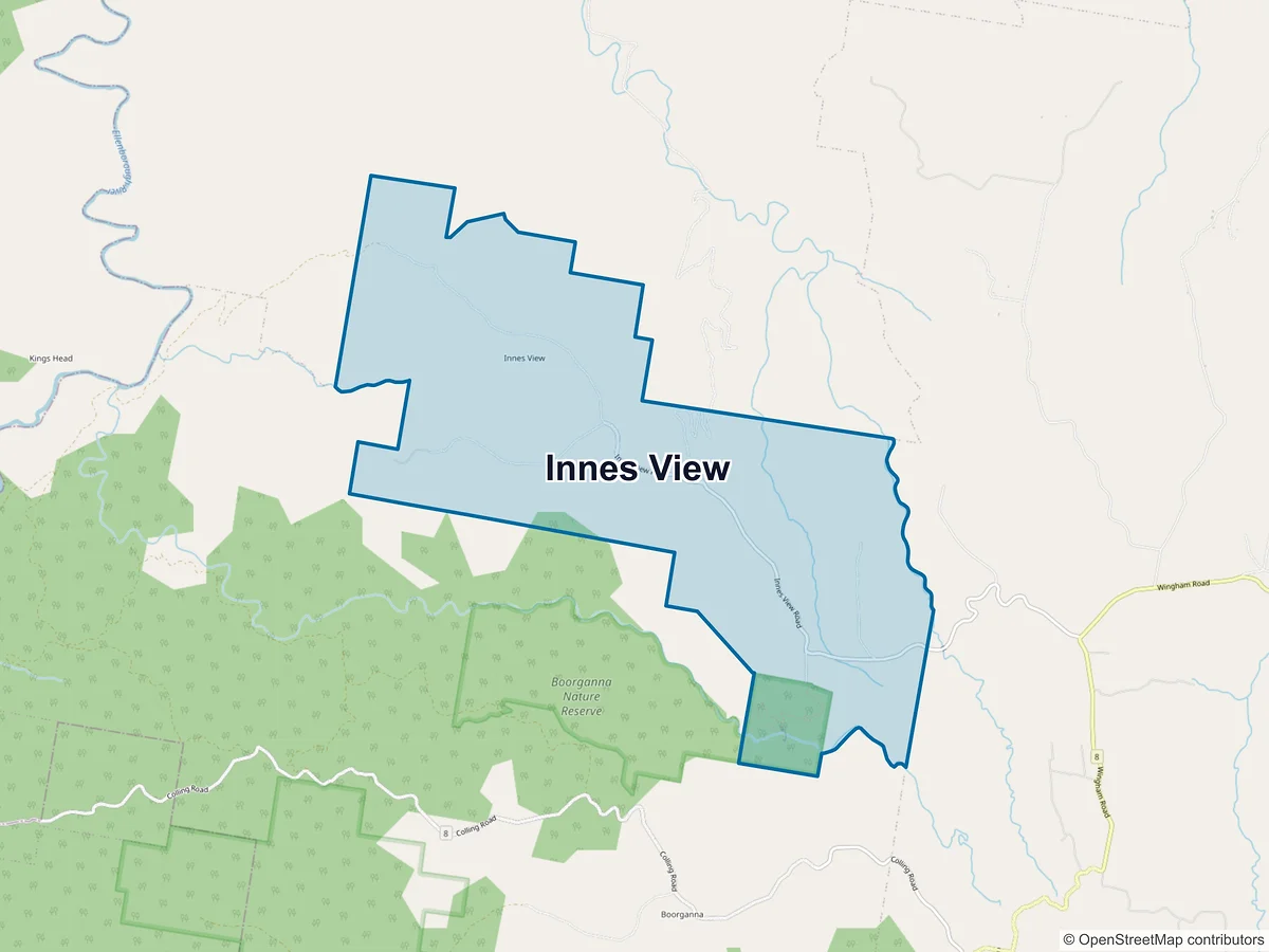 Map of Innes View, NSW, Australia