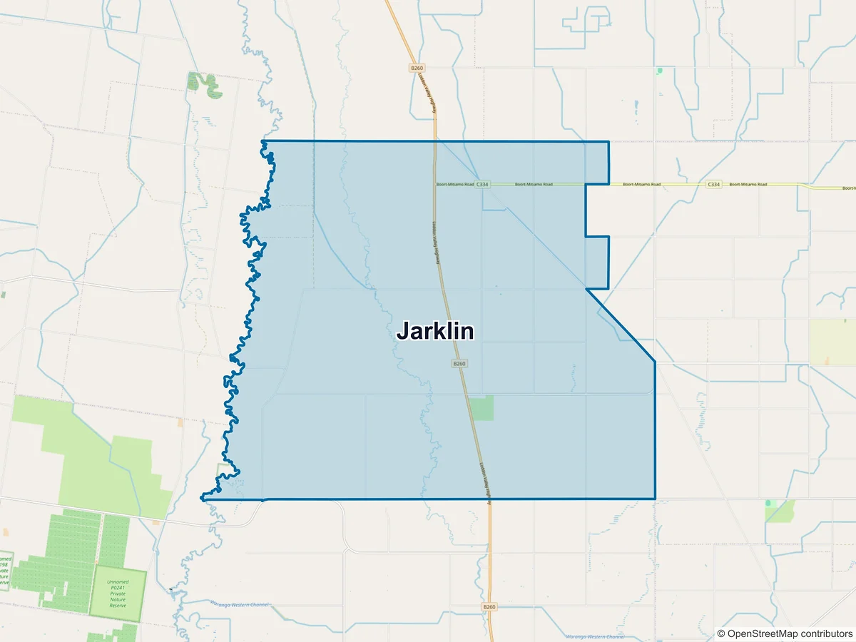 Map of Jarklin, VIC, Australia
