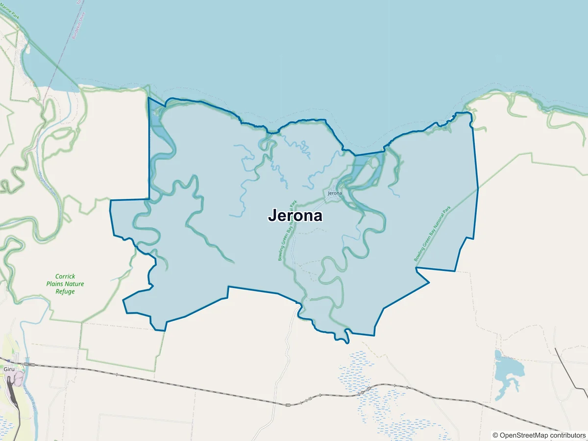 Map of Jerona, QLD, Australia