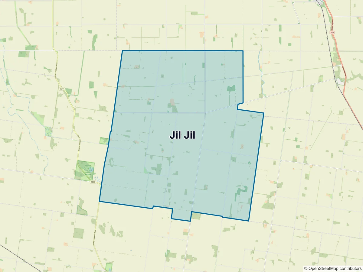 Map of Jil Jil, VIC, Australia