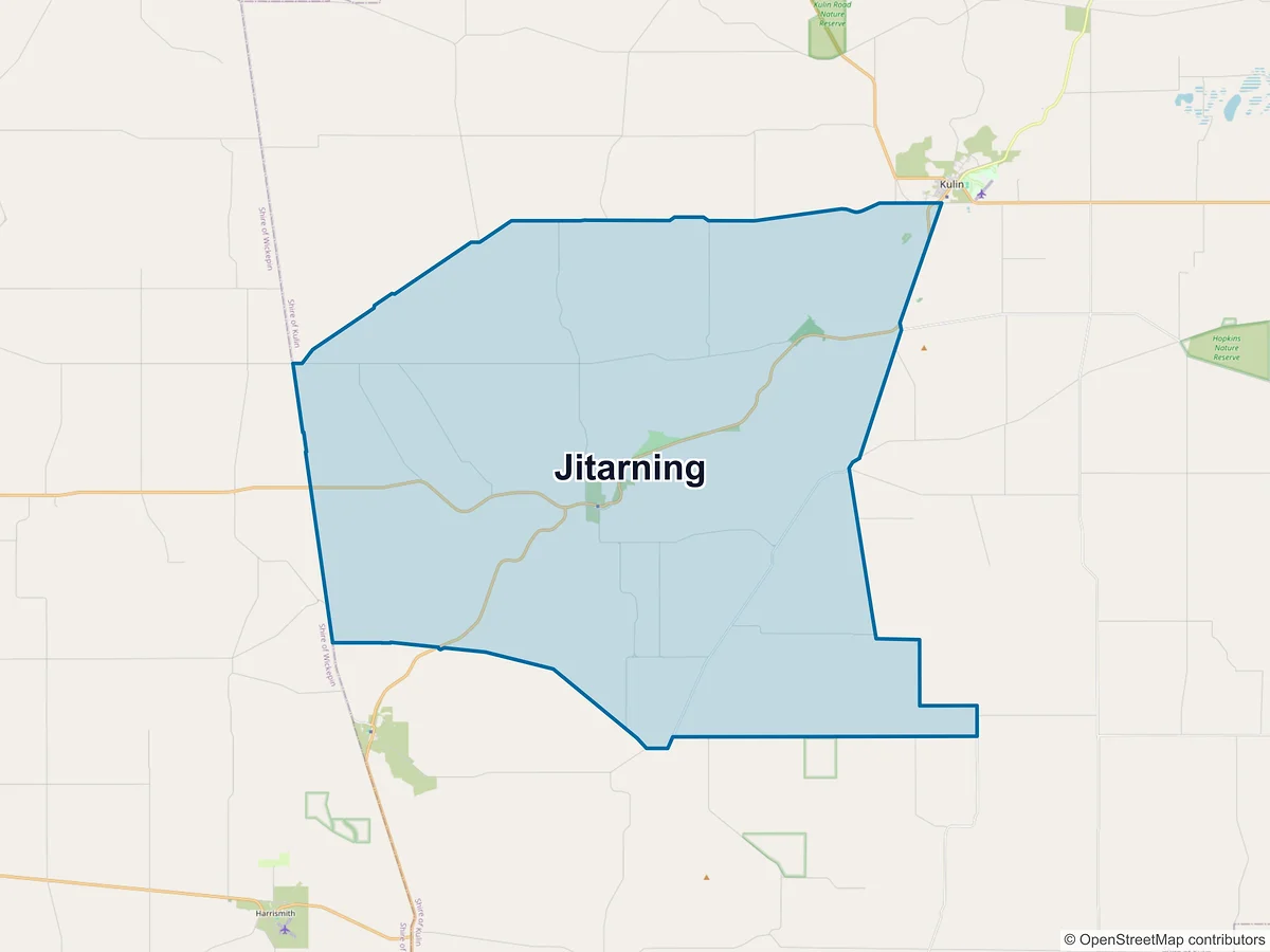 Map of Jitarning, WA, Australia