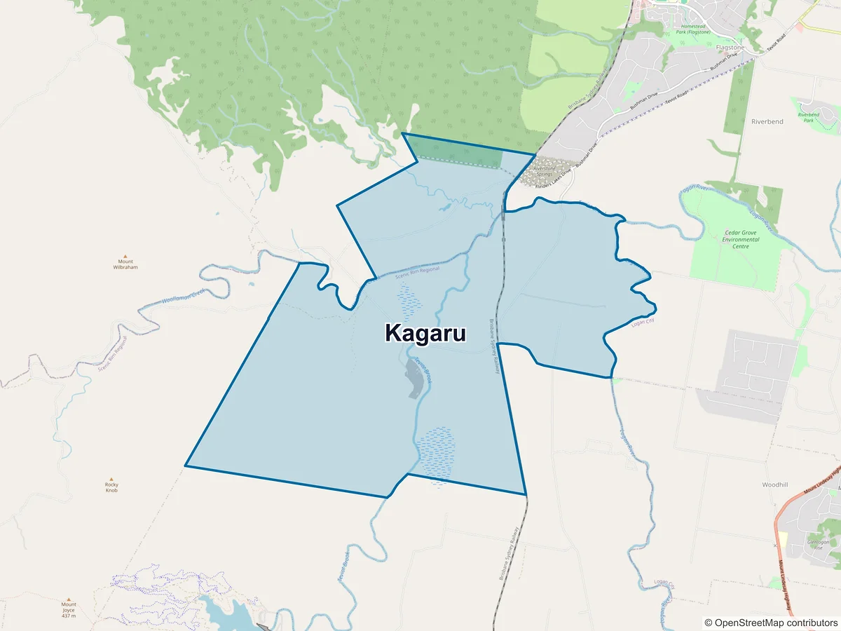 Map of Kagaru, QLD, Australia