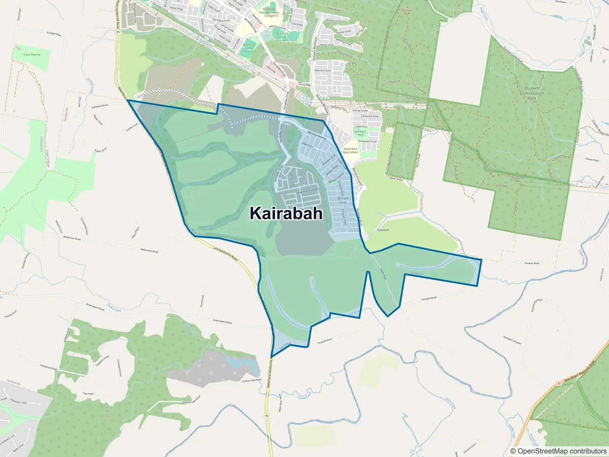 Map of Kairabah, QLD, Australia