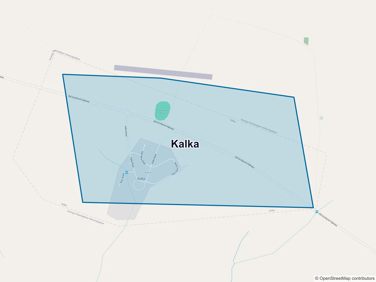 Map of Kalka, SA, Australia