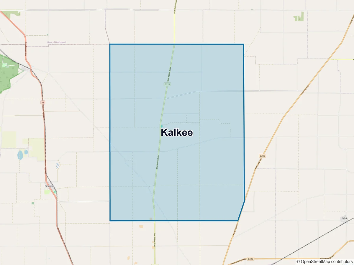 Map of Kalkee, VIC, Australia