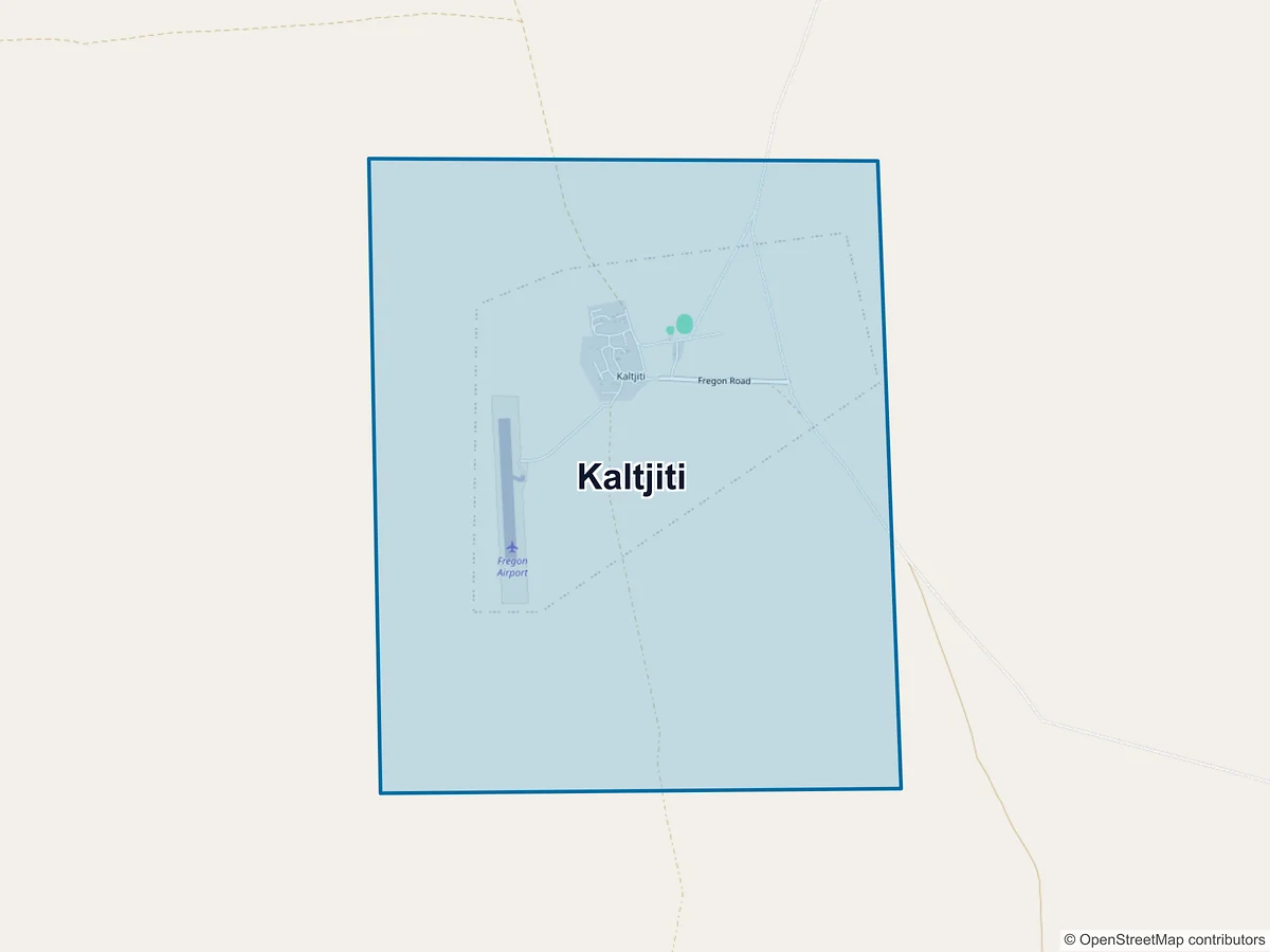 Map of Kaltjiti, SA, Australia