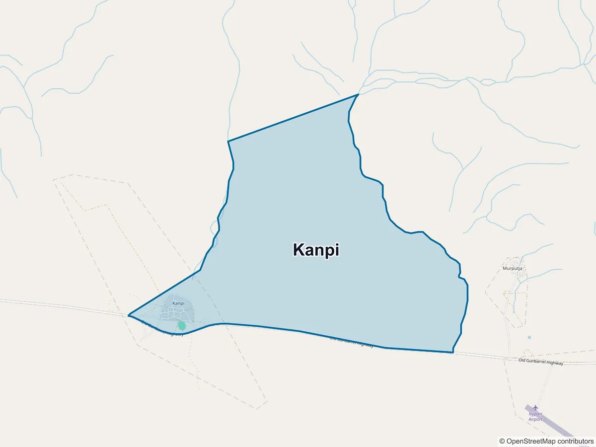 Map of Kanpi, SA, Australia
