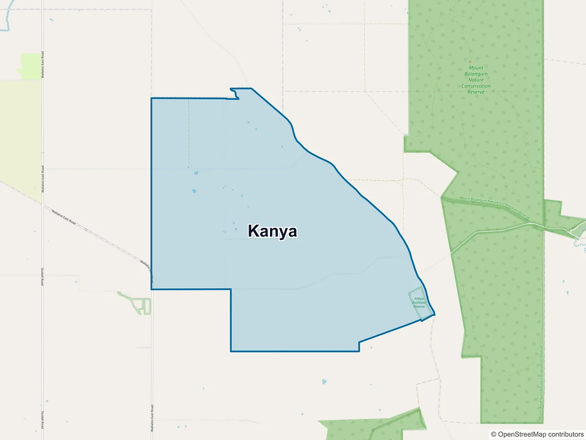 Map of Kanya, VIC, Australia