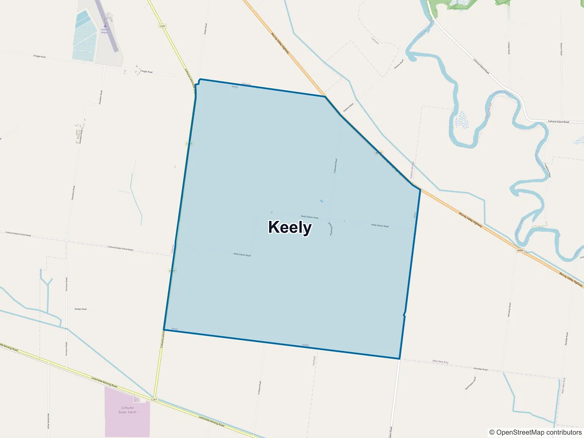 Map of Keely, VIC, Australia