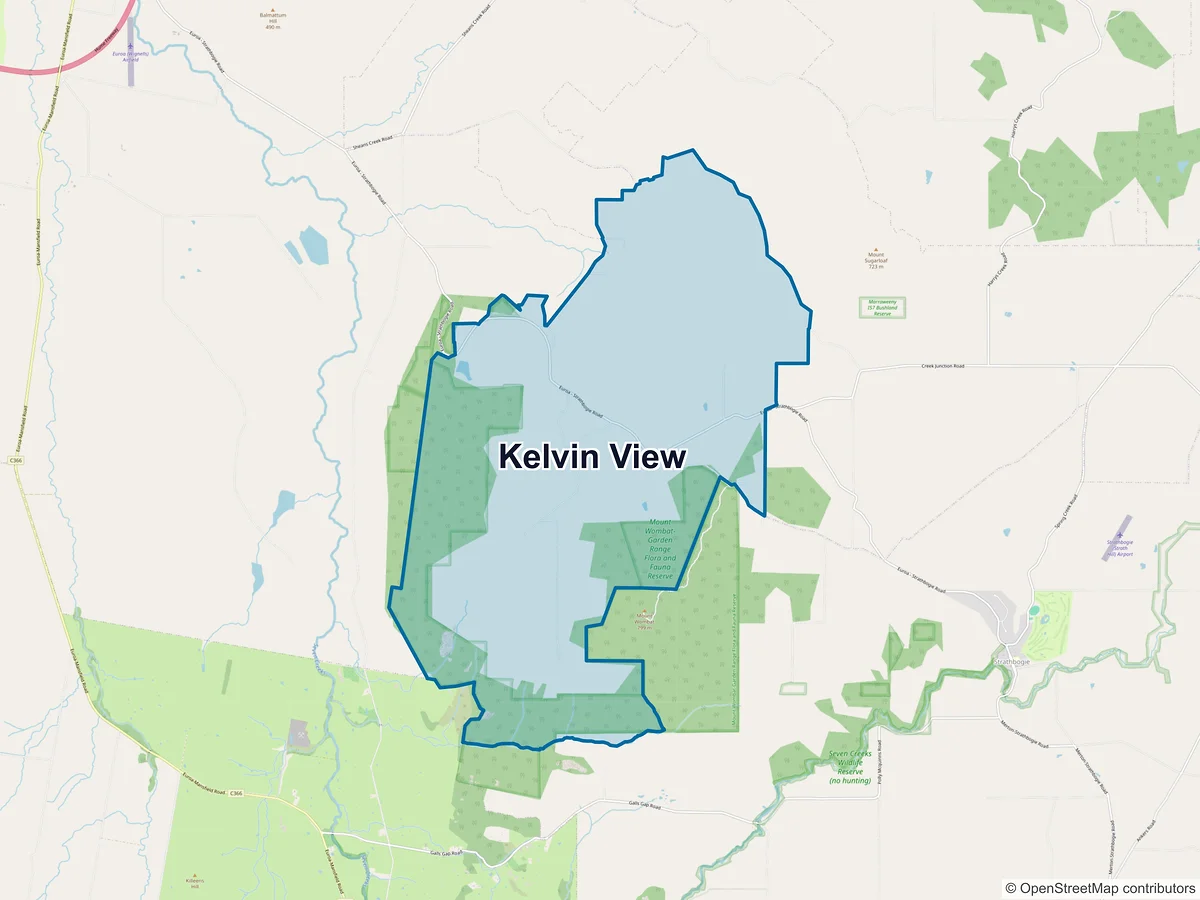 Map of Kelvin View, VIC, Australia