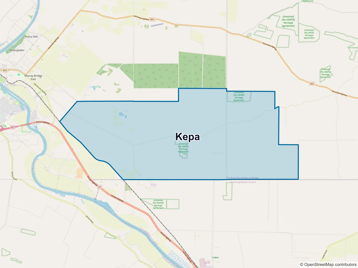 Map of Kepa, SA, Australia
