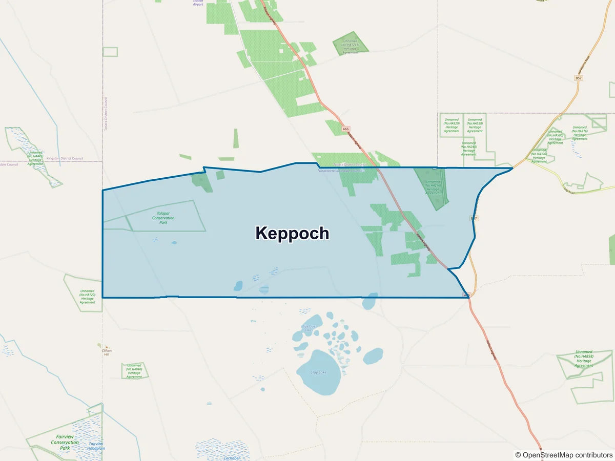 Map of Keppoch, SA, Australia