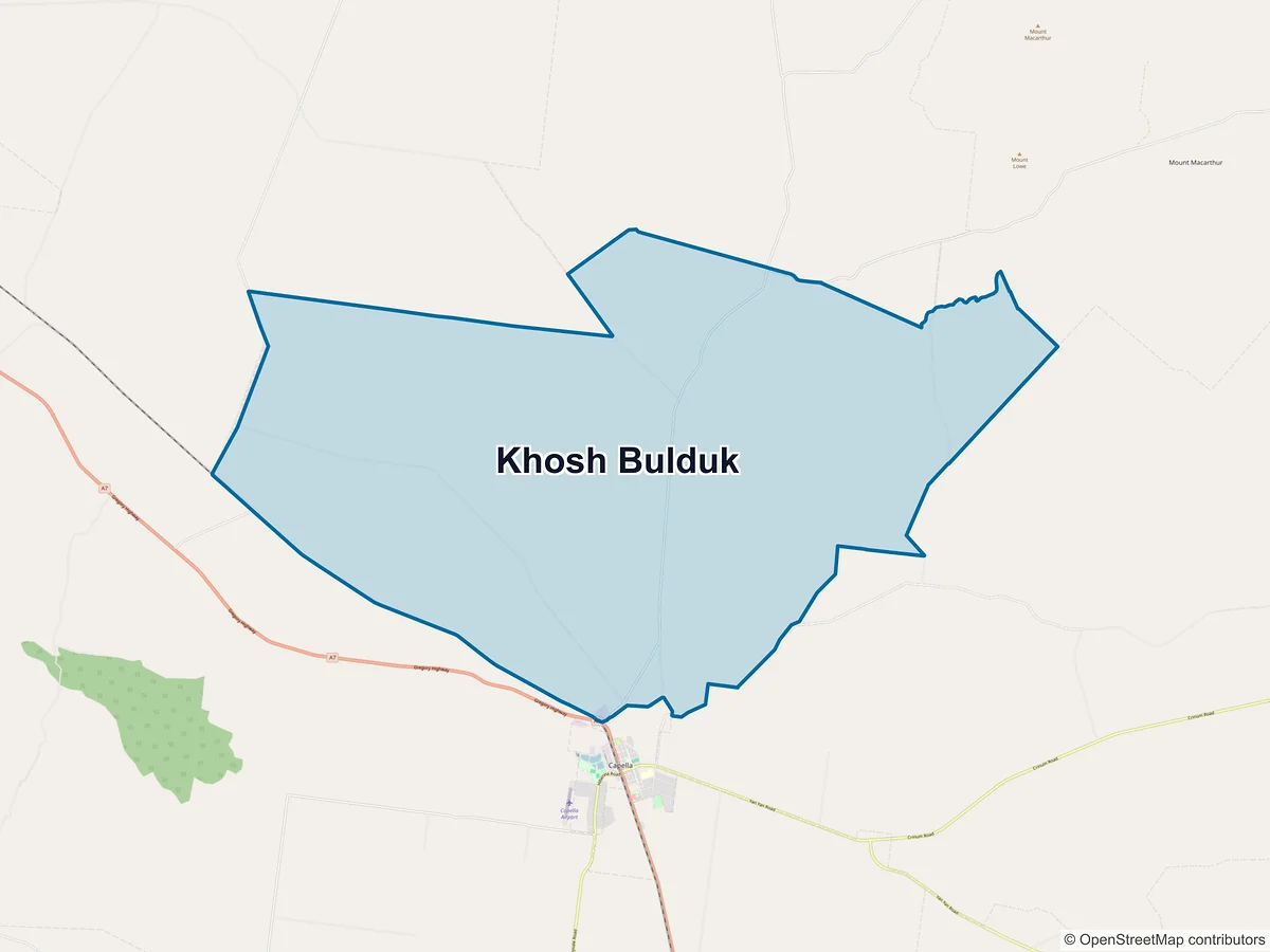 Map of Khosh Bulduk, QLD, Australia